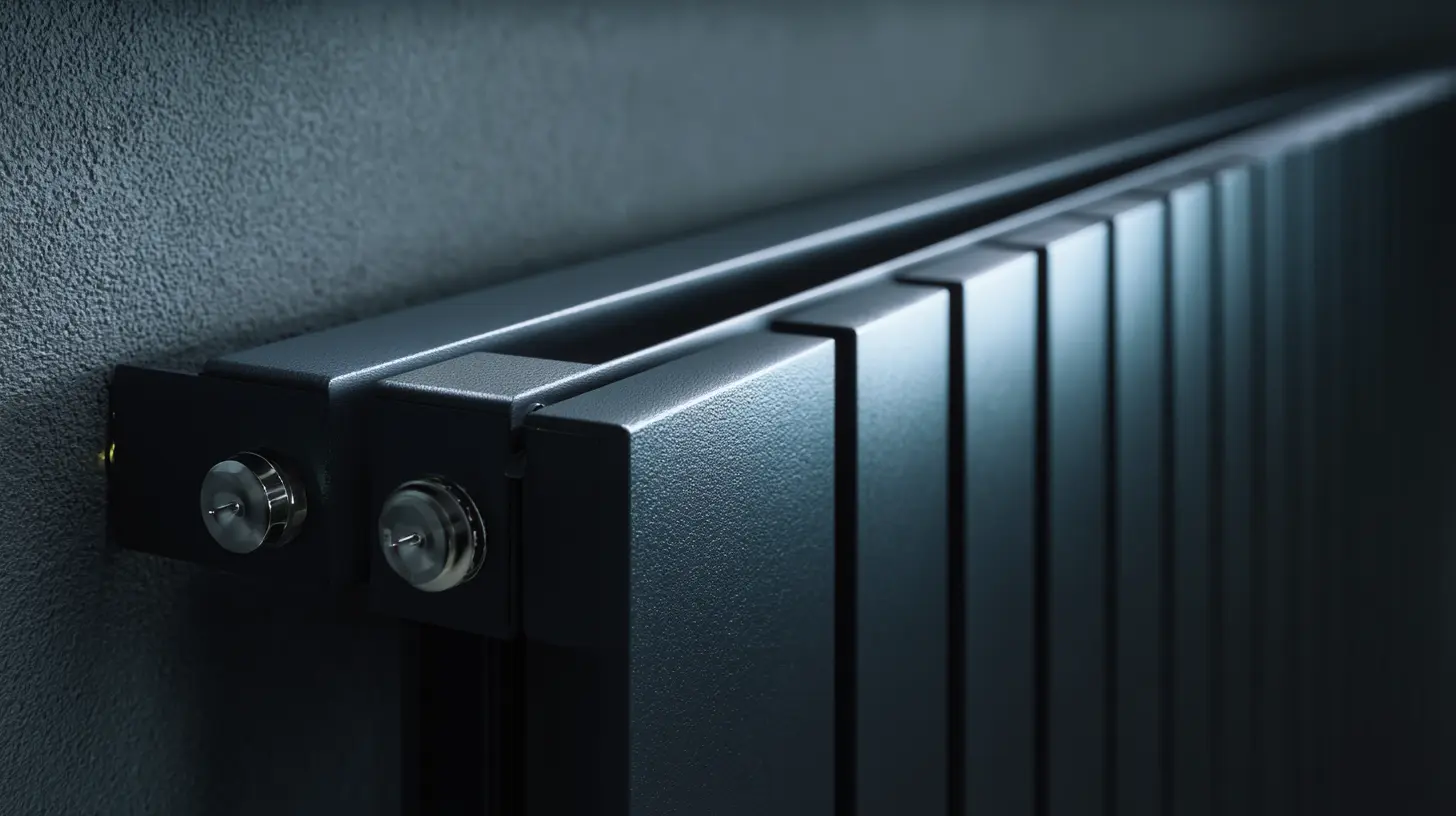 Installing designer radiators